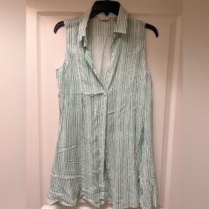 Anthropologie button-up tunic